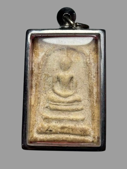 สมเด็จหลังรูปถ่ายหลวงพ่อริ้ว-วัดตลาดเกรียบ-1